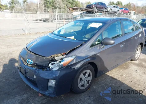 2011 Toyota Prius Two from USA, damaged, VIN JTDKN3DU4B0316819